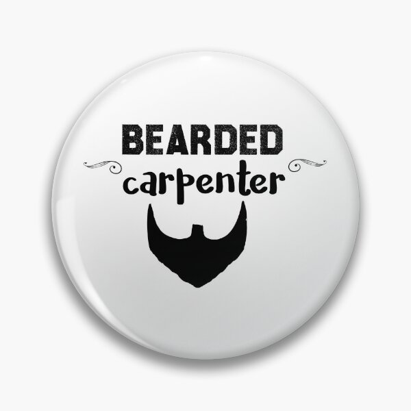 Item preview, bearded carpenter, WOODWORKING, wood worker designed and sold by AllSeasons Art.