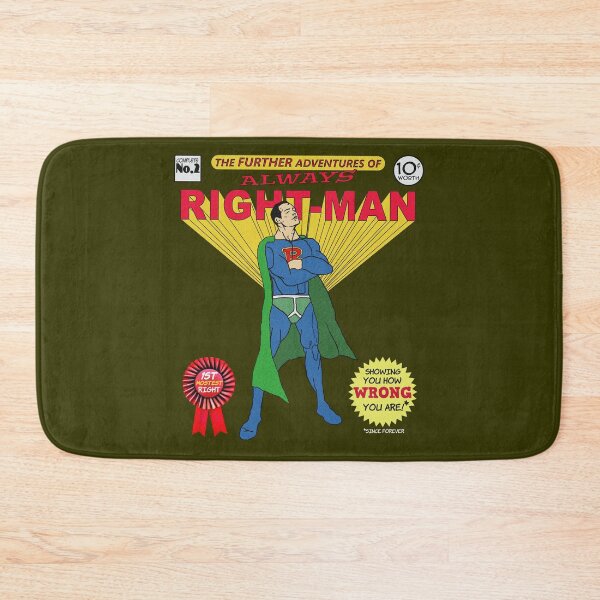 Item preview, The Further Adventures of Always Right-Man Comic designed and sold by WibbleDesign.