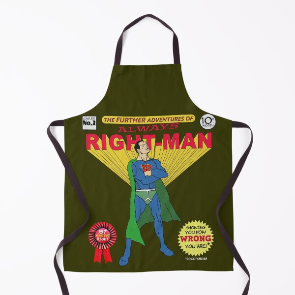 Item preview, The Further Adventures of Always Right-Man Comic designed and sold by WibbleDesign.