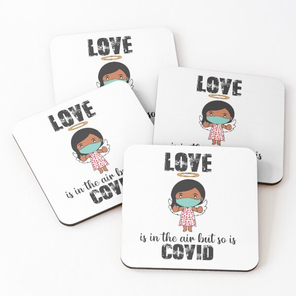 Item preview, LOVE IS IN THE AIR SO IS COVID  CUPID designed and sold by Adhiambo.