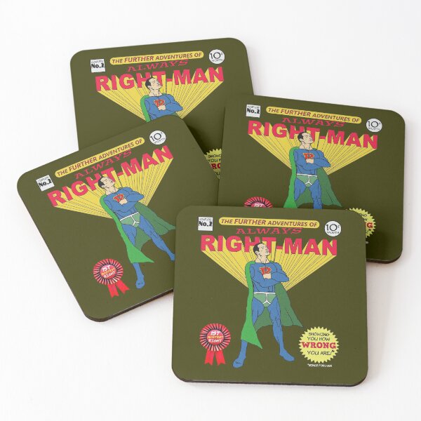 Item preview, The Further Adventures of Always Right-Man Comic designed and sold by WibbleDesign.