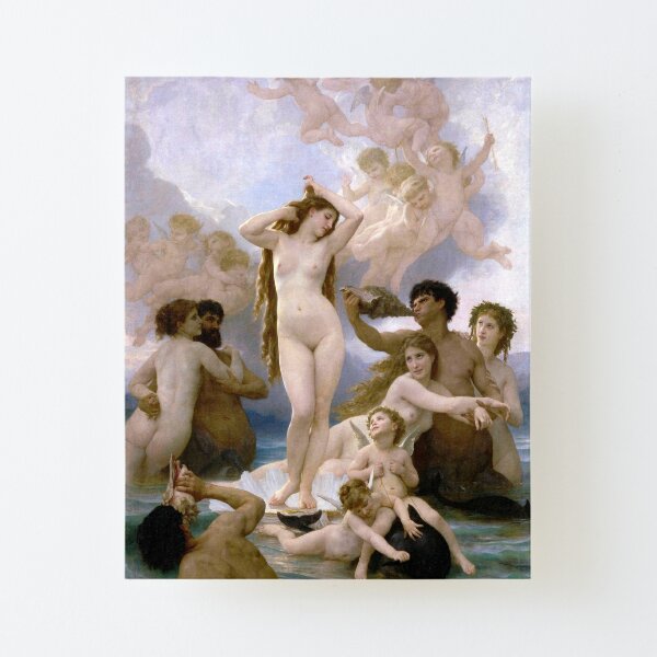 The Birth of Venus (Bouguereau) Canvas Mounted Print