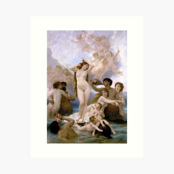 The Birth of Venus (Bouguereau) Art Print