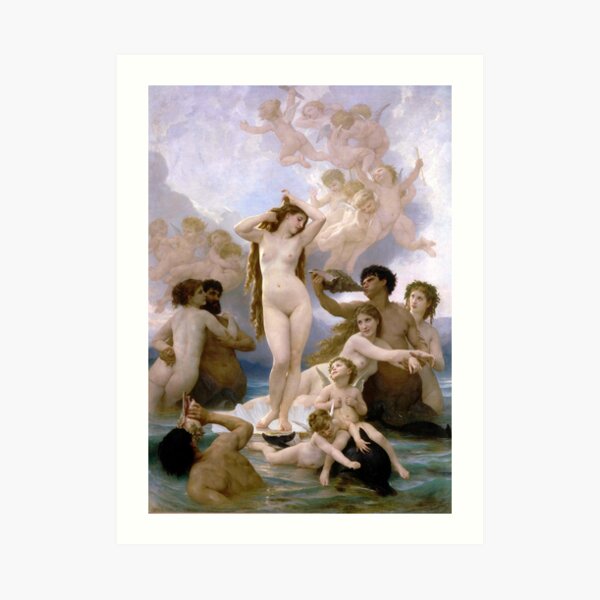 The Birth of Venus (Bouguereau) Art Print