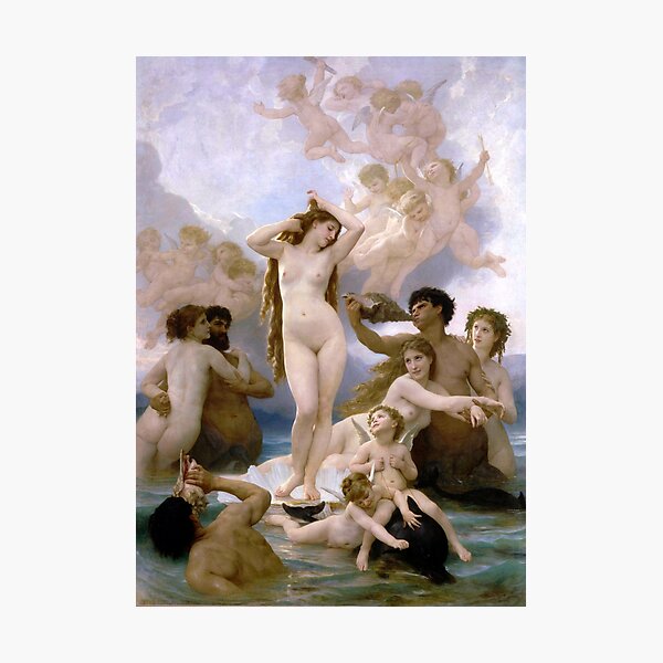 The Birth of Venus (Bouguereau) Photographic Print