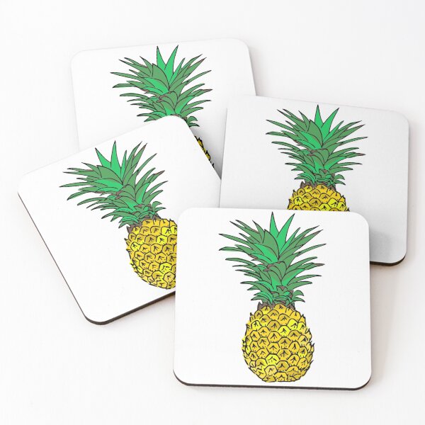 Item preview, Fresh Pineapple Illustration Print designed and sold by JoyforU.