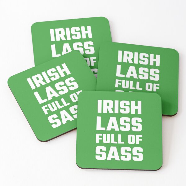 Item preview, Irish lass full of sass funny quote designed and sold by Justtrendytees.