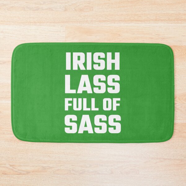 Item preview, Irish lass full of sass funny quote designed and sold by Justtrendytees.
