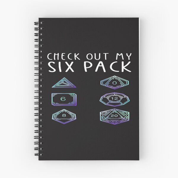 Item preview, Funny Check Out My Six Pack Dice For Dragons D20 RPG Gamer designed and sold by mydesigns15.
