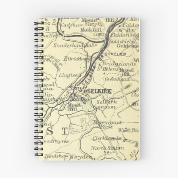 Item preview, SELKIRK & surrounding area map, 1898 designed and sold by yourscotborders.
