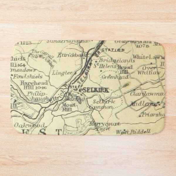 Item preview, SELKIRK & surrounding area map, 1898 designed and sold by yourscotborders.