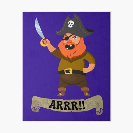 ARRR!! Pirate Poster for Sale by WearItOwnIt