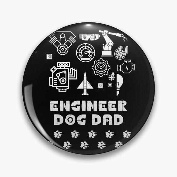 Item preview, Engineer Dog Dad designed and sold by givemedogs.