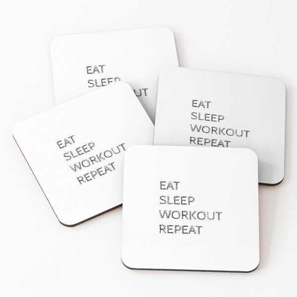 Item preview, Eat Sleep Workout Repeat, Fitness, Lifestyle, Healthy designed and sold by cyhdesign.