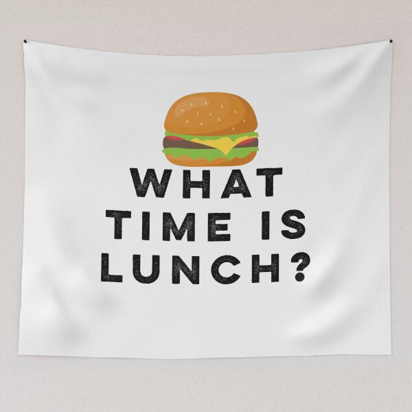 Item preview, what time is lunch? designed and sold by Oussamamehenni.