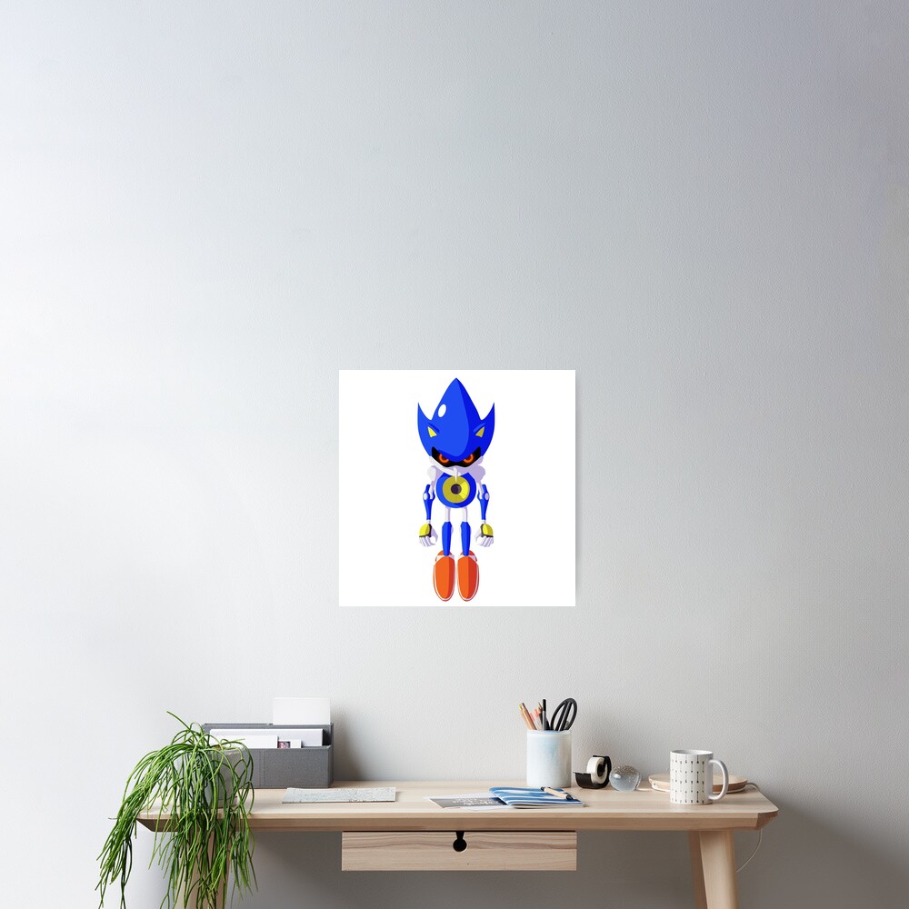 metal sonic Art Print by Atzon