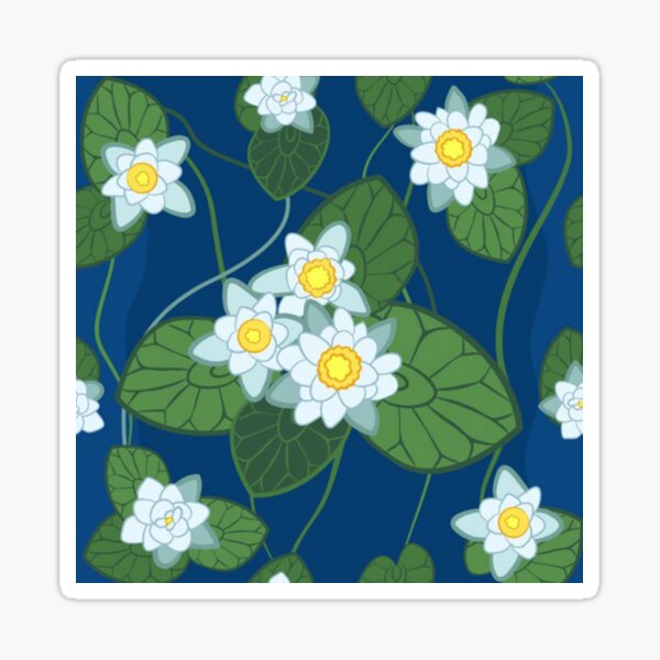 Lotus Flower Network Sticker