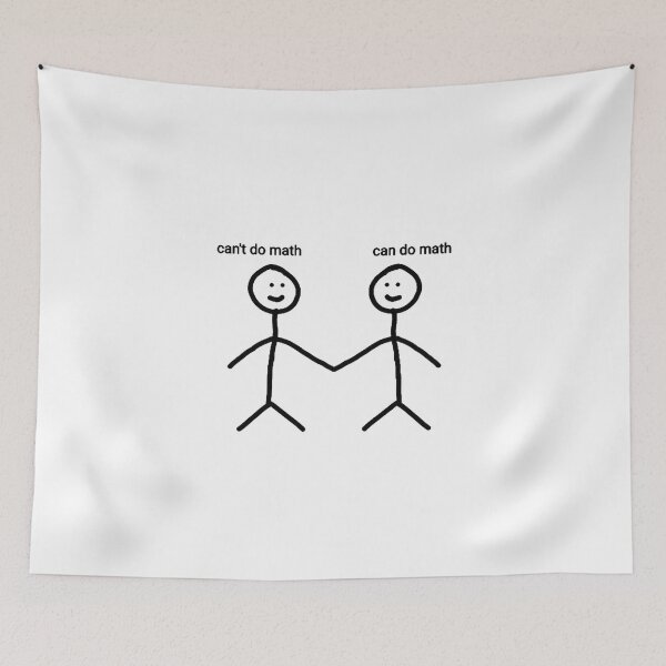 Item preview, Cant do math Bestfriend Meme designed and sold by DataDumb.