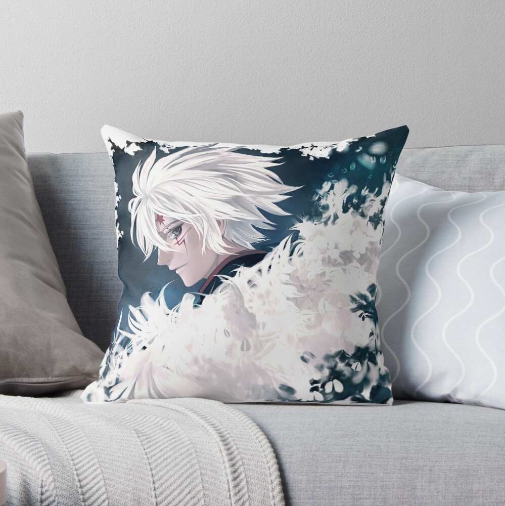 D Gray Man Allen Walker Throw Pillow By Shumijin Redbubble