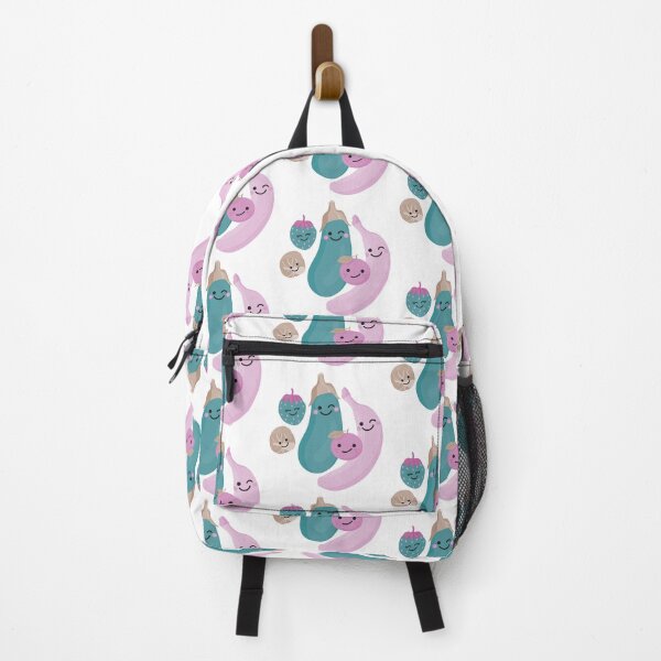 Item preview, Cute Fruit and Veg - Teal Purple designed and sold by VicEllisArt.
