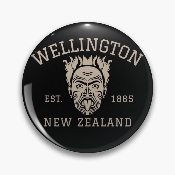 Item preview, Wellington Maori Face Aotearoa Vintage Athletic Style  designed and sold by Hoiho Adventure Shirts.