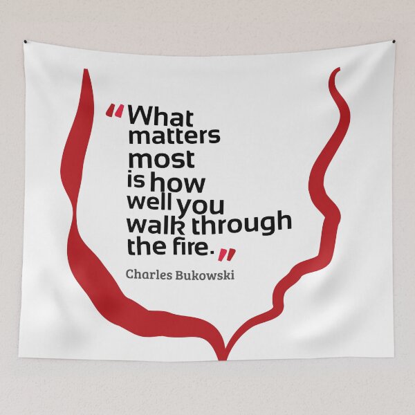 Item preview, What matters most is how well you walk through the fire designed and sold by ruidaniel.