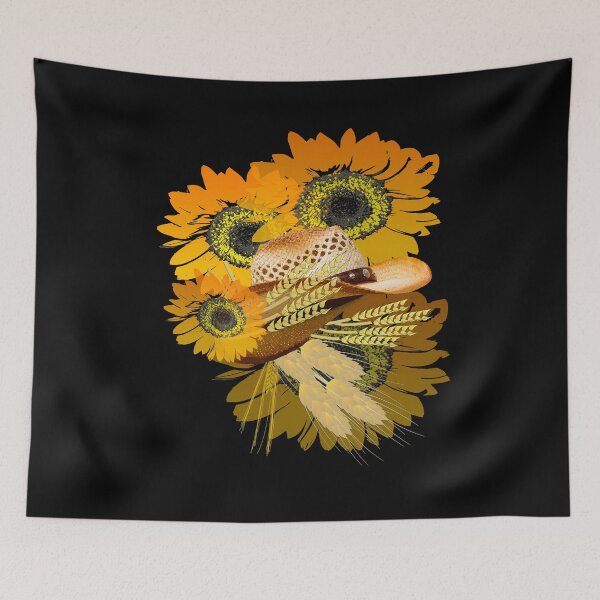 Item preview, Hats off to sunflowers abstract arrangement designed and sold by Areashor.
