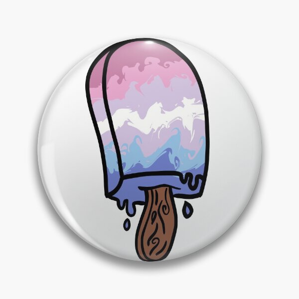 Item preview, Bigender Pride Popsicle designed and sold by NerdyCupcake559.