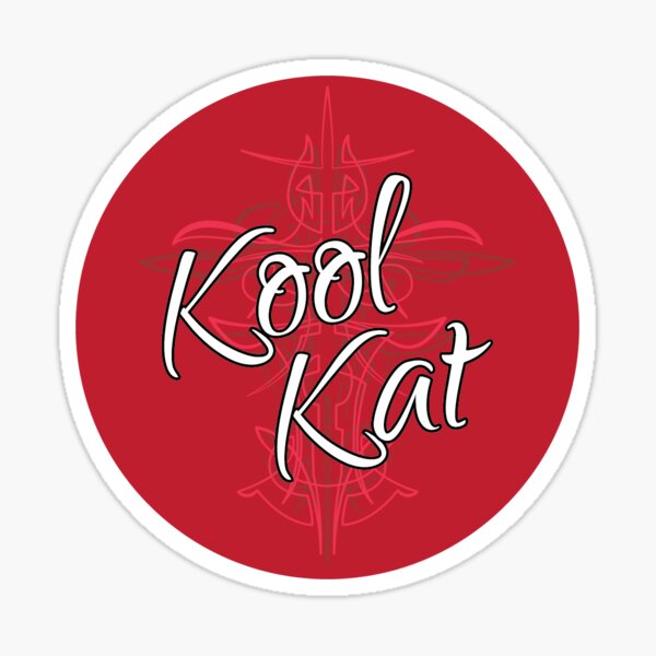 Kool Kat Pinstriping L'AUTOCOLLANT Sticker