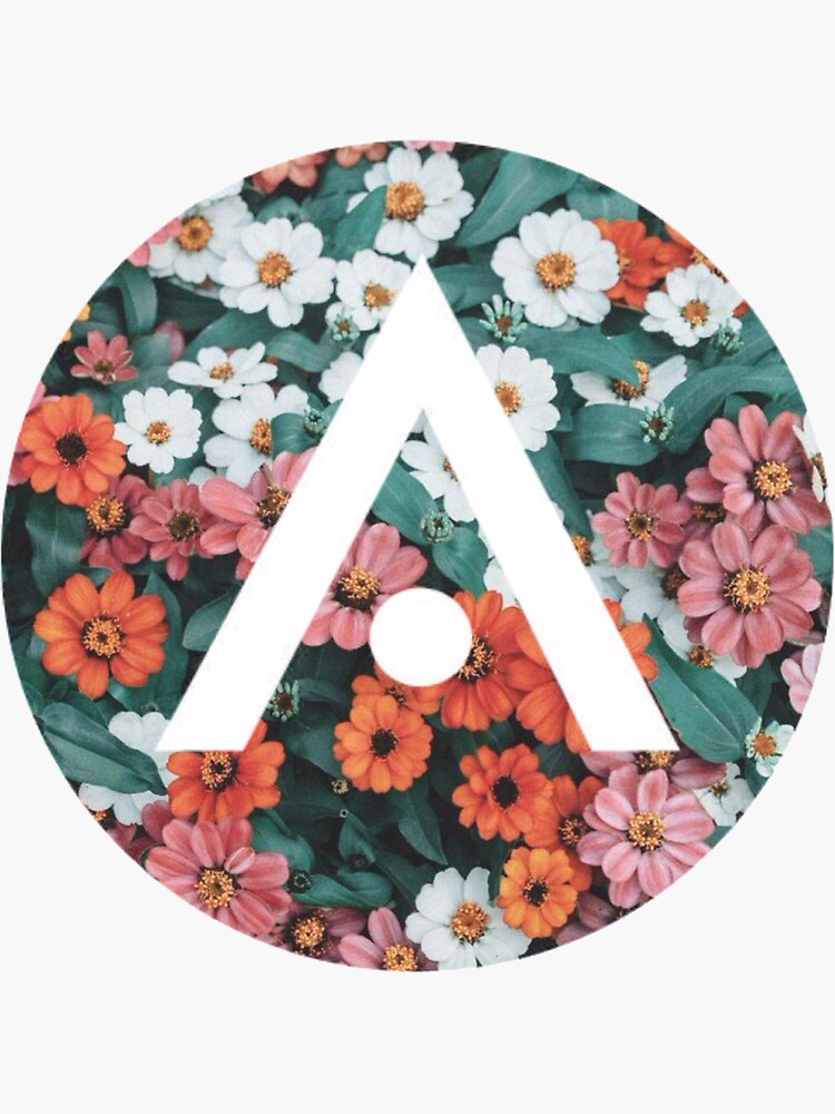 "Aveda Flower Logo" Sticker for Sale by Dalaura Redbubble