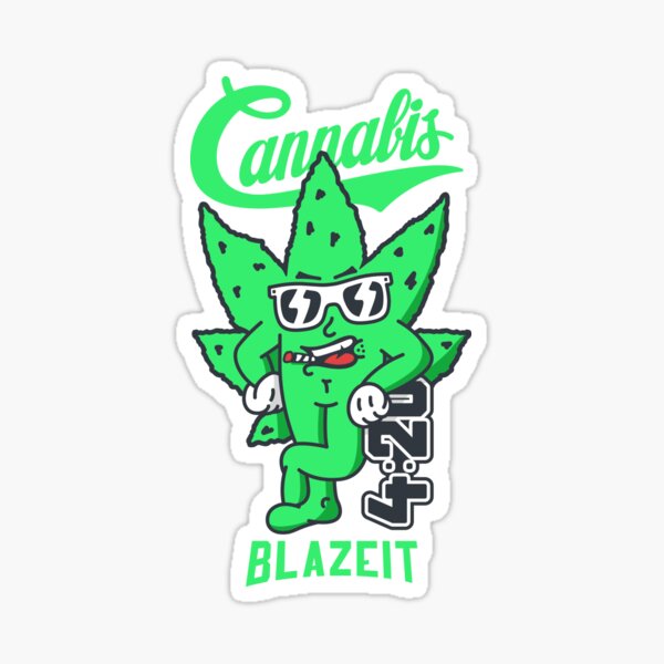 Item preview, Cannabis Blaze It designed and sold by tshirt-factory.