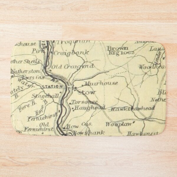 Item preview, STOW & surrounding area map, 1898 designed and sold by yourscotborders.