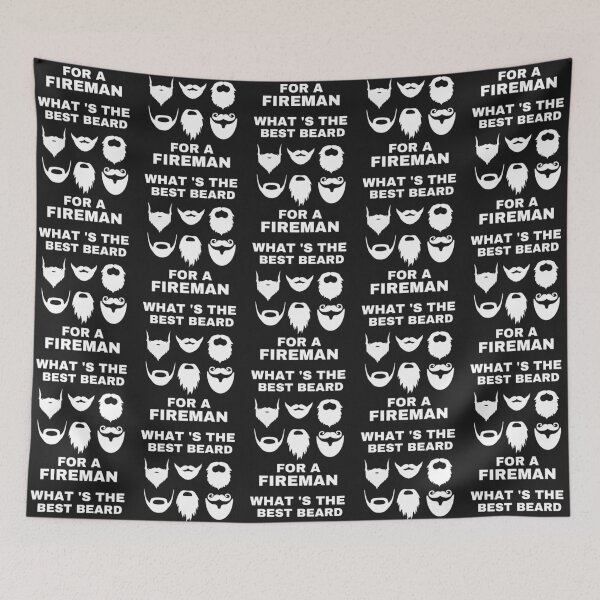 Item preview, BEARD FOR FIREMAN, BEST BEARD, BEARDED FIREMAN, IS THE BEST, designed and sold by R B Chrystal.