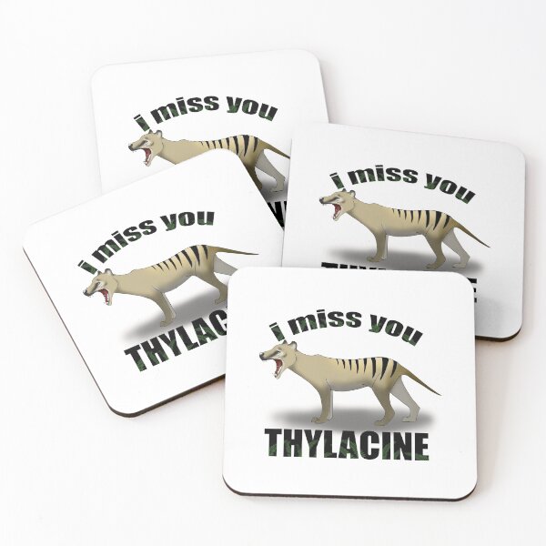 Item preview, I miss you thylacine designed and sold by adrart7.