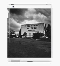 Drive-In Theater B&W iPad Case/Skin