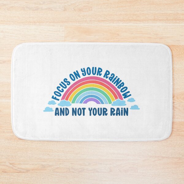 Artikelvorschau, Konzentriere dich auf deinen Regenbogen, nicht auf deinen Regen entworfen und verkauft von GreenJelli.