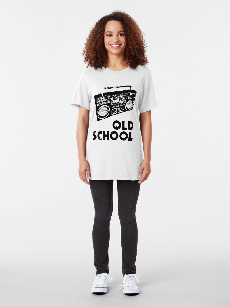 Alternate view of Old School - Boom Box Slim Fit T-Shirt