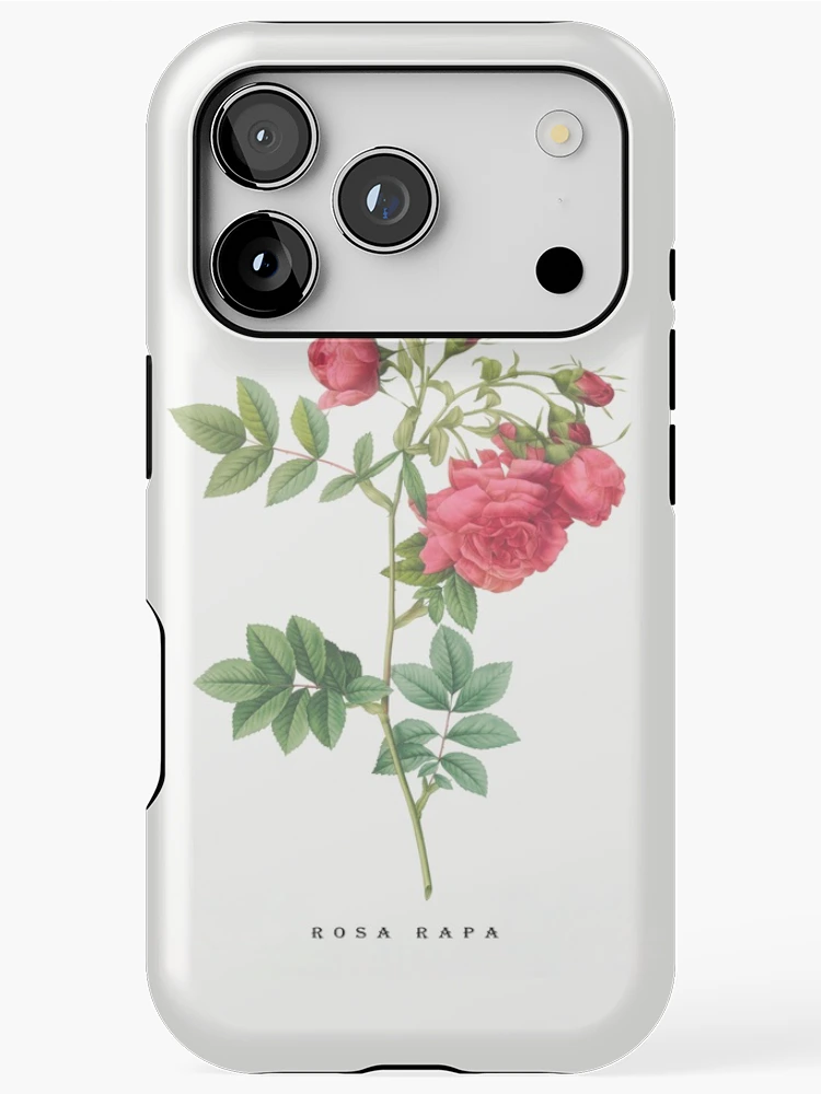 Thumbnail 1 of 4, iPhone Case, Turnip Roses, Rosa rapa from Les Roses. designed and sold by Aleksys.