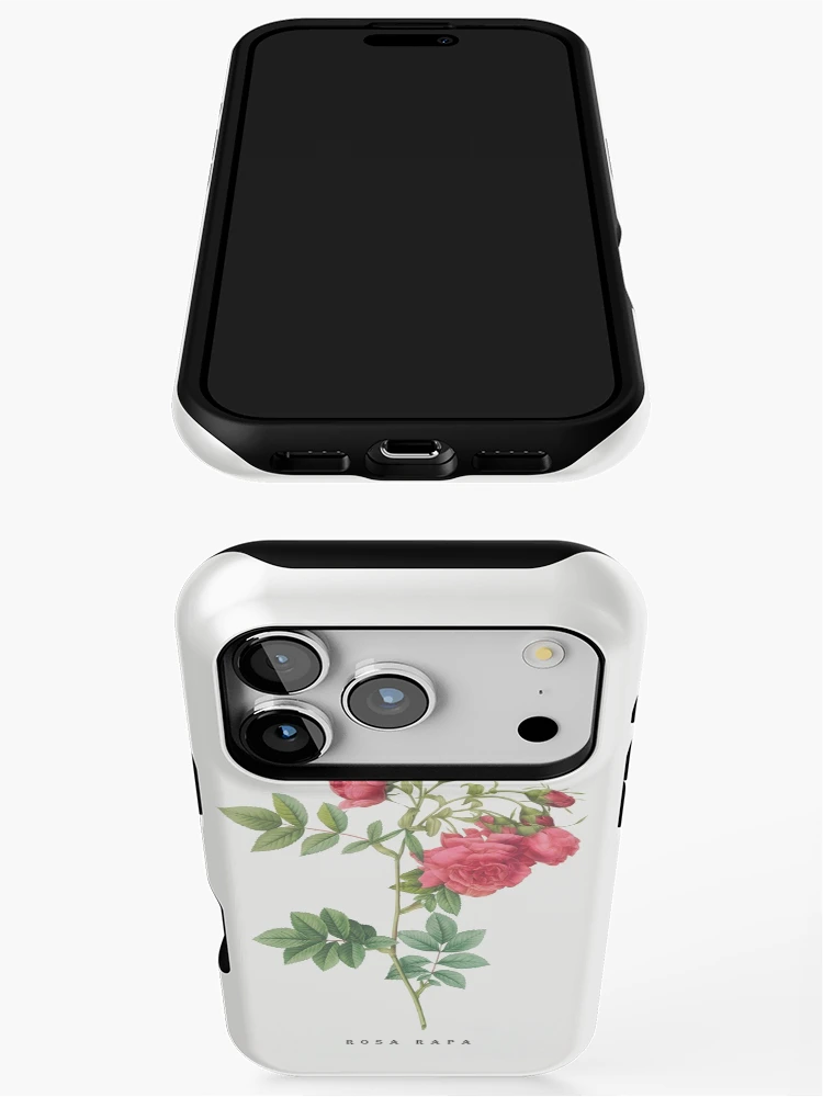 Thumbnail 3 of 4, iPhone Case, Turnip Roses, Rosa rapa from Les Roses. designed and sold by Aleksys.
