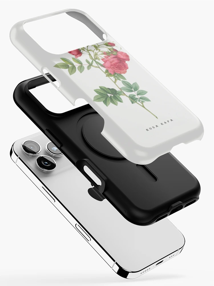 Thumbnail 2 of 4, iPhone Case, Turnip Roses, Rosa rapa from Les Roses. designed and sold by Aleksys.