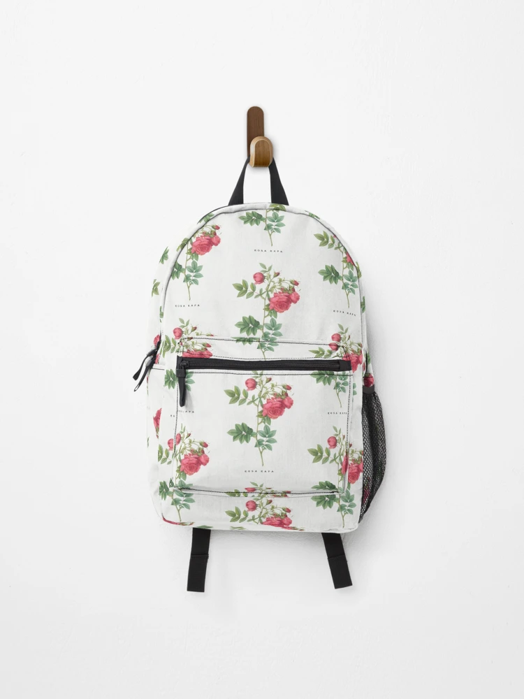 Thumbnail 1 of 3, Backpack, Turnip Roses, Rosa rapa from Les Roses. designed and sold by Aleksys.