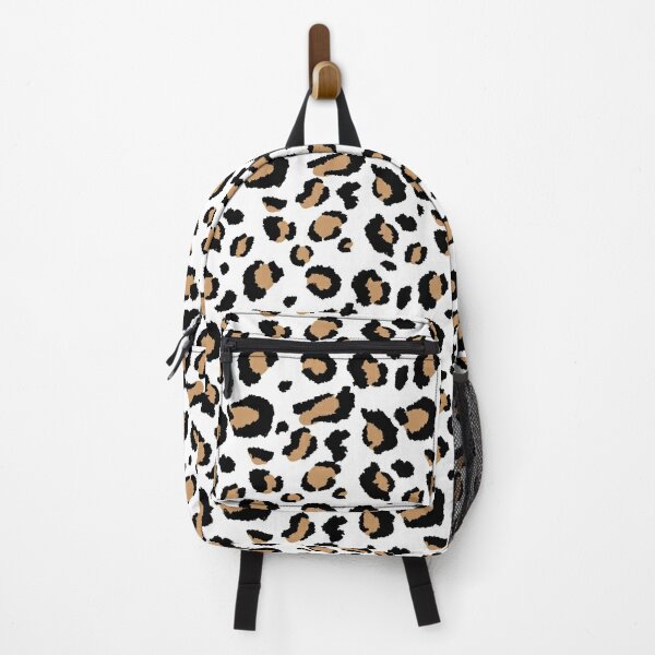 Girls leopard print online backpack