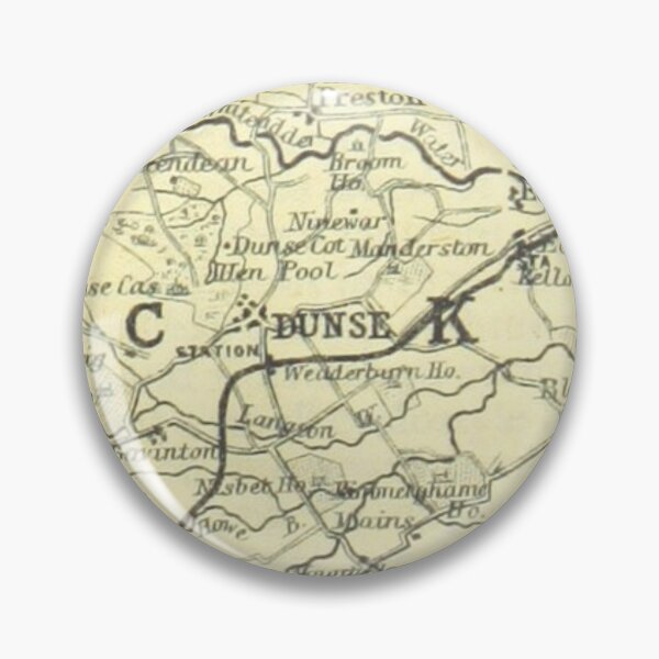 Aperçu de l'œuvre DUNS & surrounding area map, 1898 créée et vendue par yourscotborders.