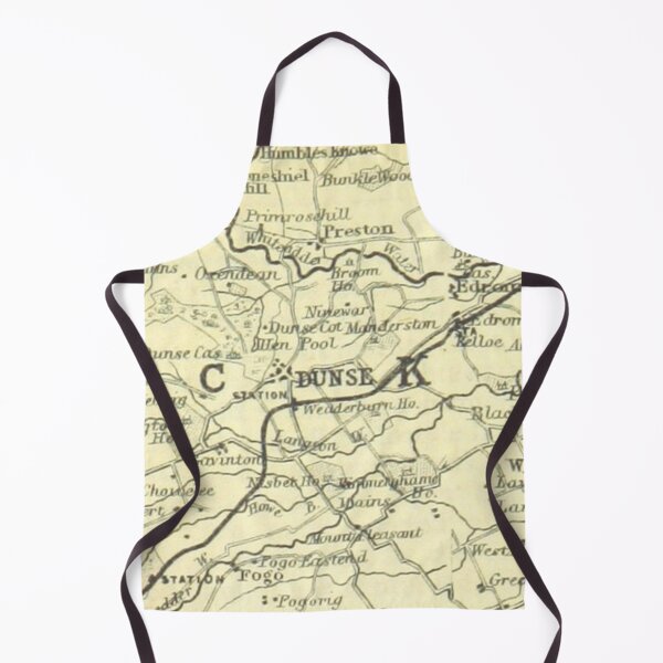 Item preview, DUNS & surrounding area map, 1898 designed and sold by yourscotborders.