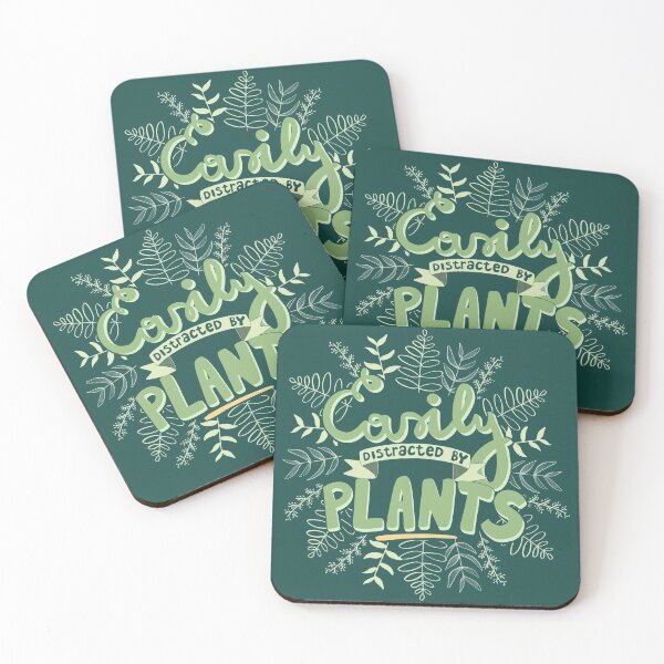Item preview, Easily distracted by plants designed and sold by scribbli.
