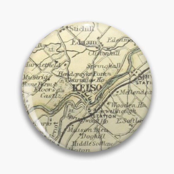 Item preview, KELSO & surrounding area map, 1898 designed and sold by yourscotborders.