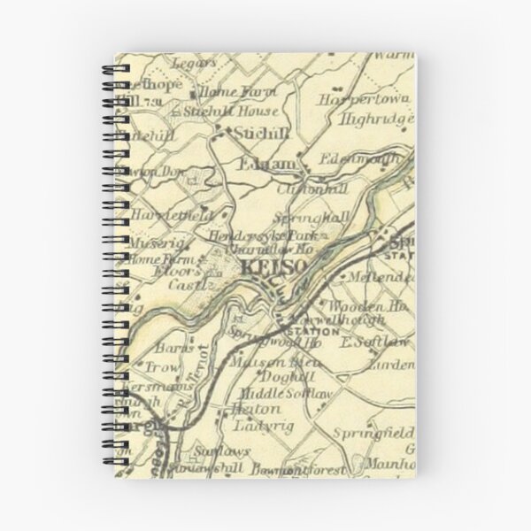 Item preview, KELSO & surrounding area map, 1898 designed and sold by yourscotborders.