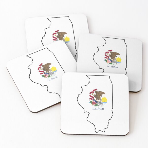 Item preview, Illinois State Flag designed and sold by State Symbols.