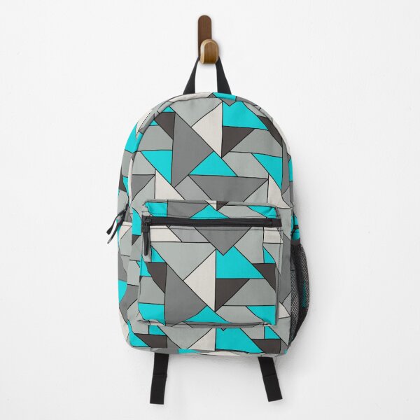 Item preview, Grey and Teal geometric pattern 2 designed and sold by Jude.myart4u.