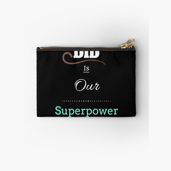 Item preview, DID Is Our Superpower White/Aqua designed and sold by GladBlackLamb.